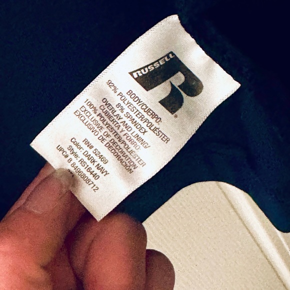 WOMANS/MENS SMALL LIGHTLY LINED RUSSELL (Dri-Power)JOGGER JACKET. - Picture 5 of 5